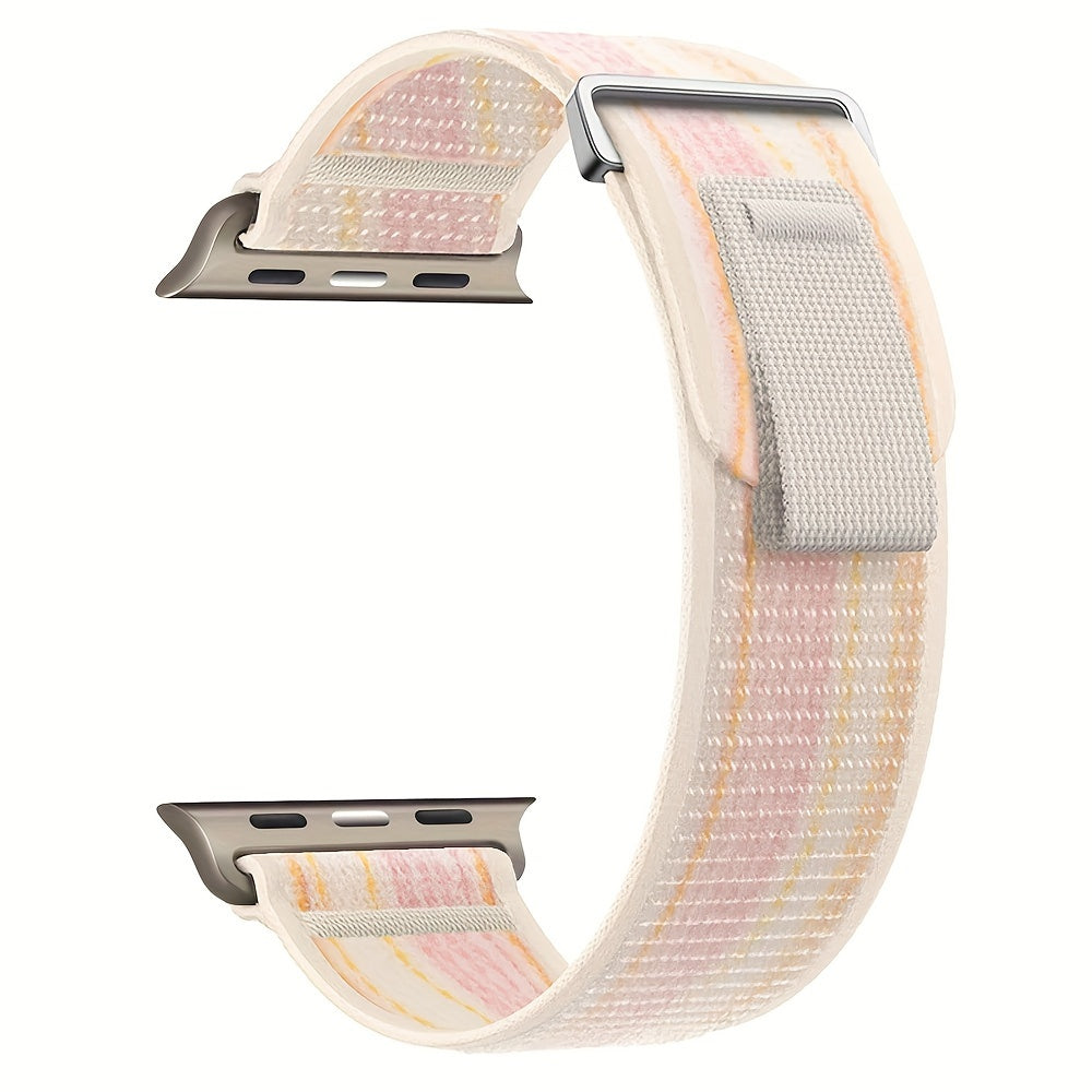 Nylon Adjustable Sport Watch Strap for Apple Watch Series 10 Ultra S9 S8 S7 SE 38mm 49mm
