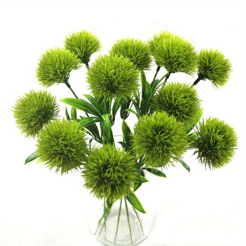 Artificial Plastic Dandelion Flowers for Home Decor, Weddings, 28cm, Pack of 5 or 10