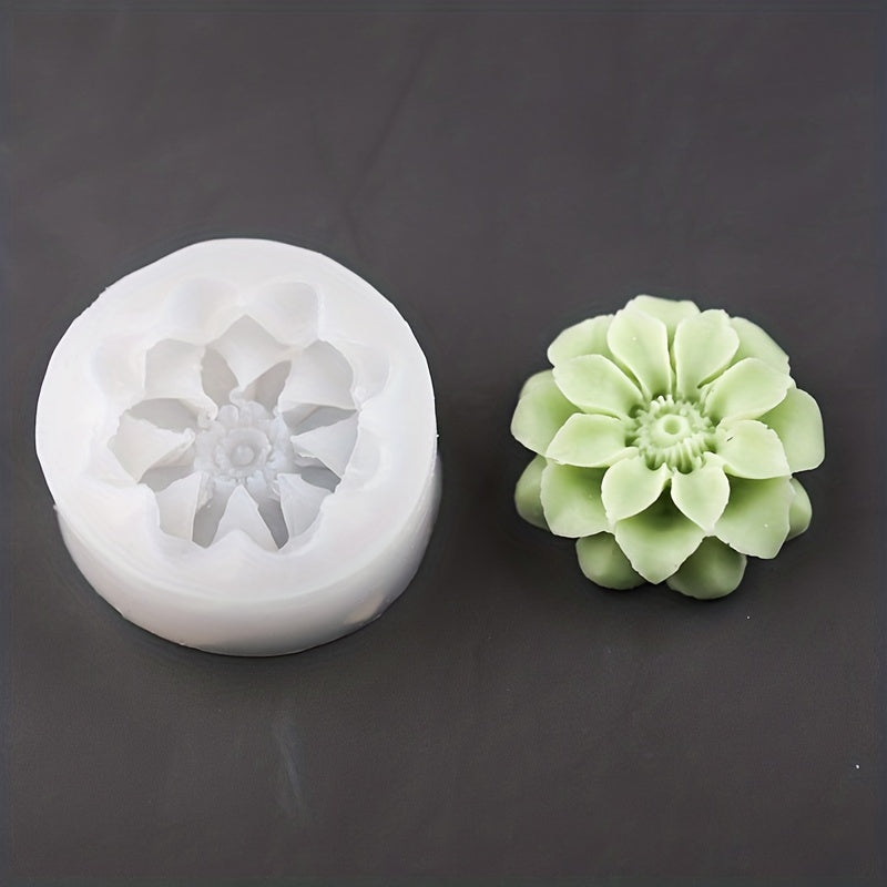 Flower Silicone Mold for Baking, Soap, Candle, Small Flower Design, 1 Piece