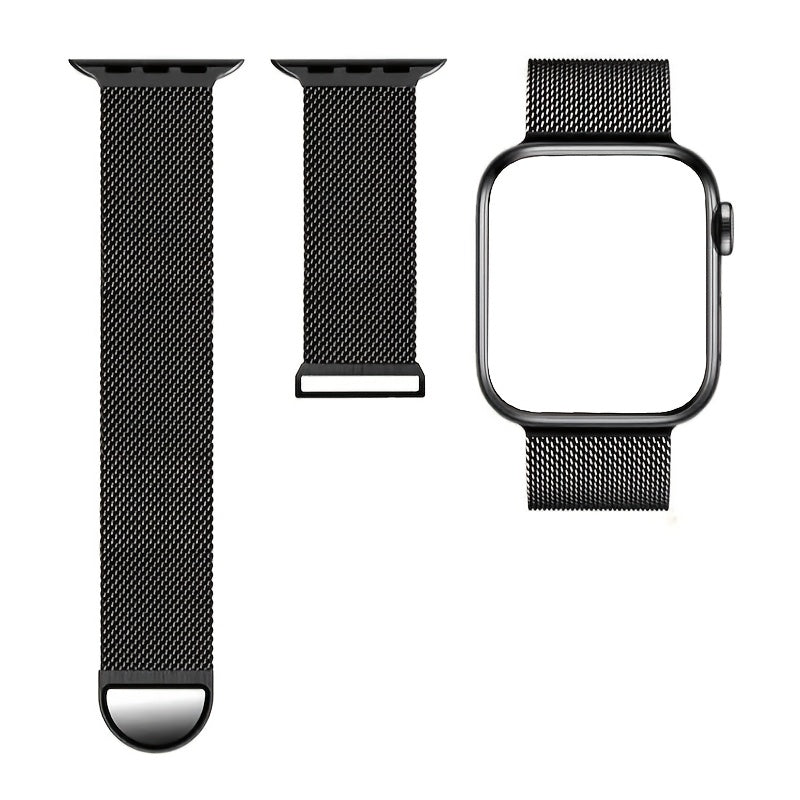 Stainless Steel Watch Band for Apple Watch Men Women Compatible with Series 1 to SE