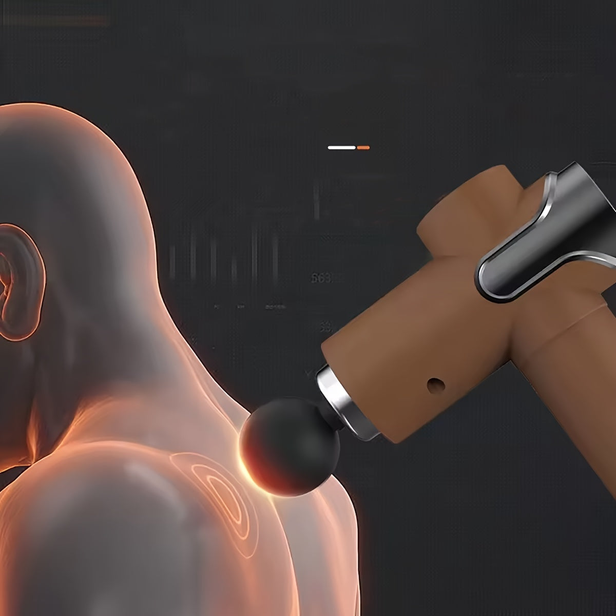 LCD Professional Fitness Massager bir nechta almashtirish boshliqlari bilan, USB orqali zaryadlanadigan va portativ. Ideal sovg'a tanlovi.