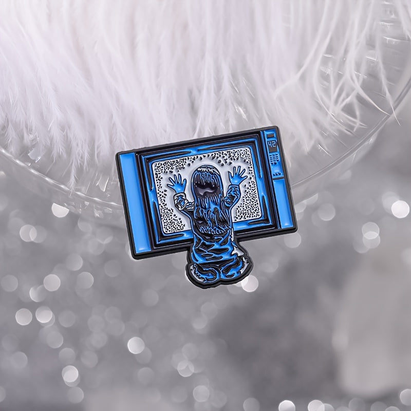 Набор брошей «Хэллоуинский ужас» на ТВ: набор из 12 значков в стиле панк из сплава для свитеров, рюкзаков и не только - с уникальными аксессуарами и подарками на мультфильм.