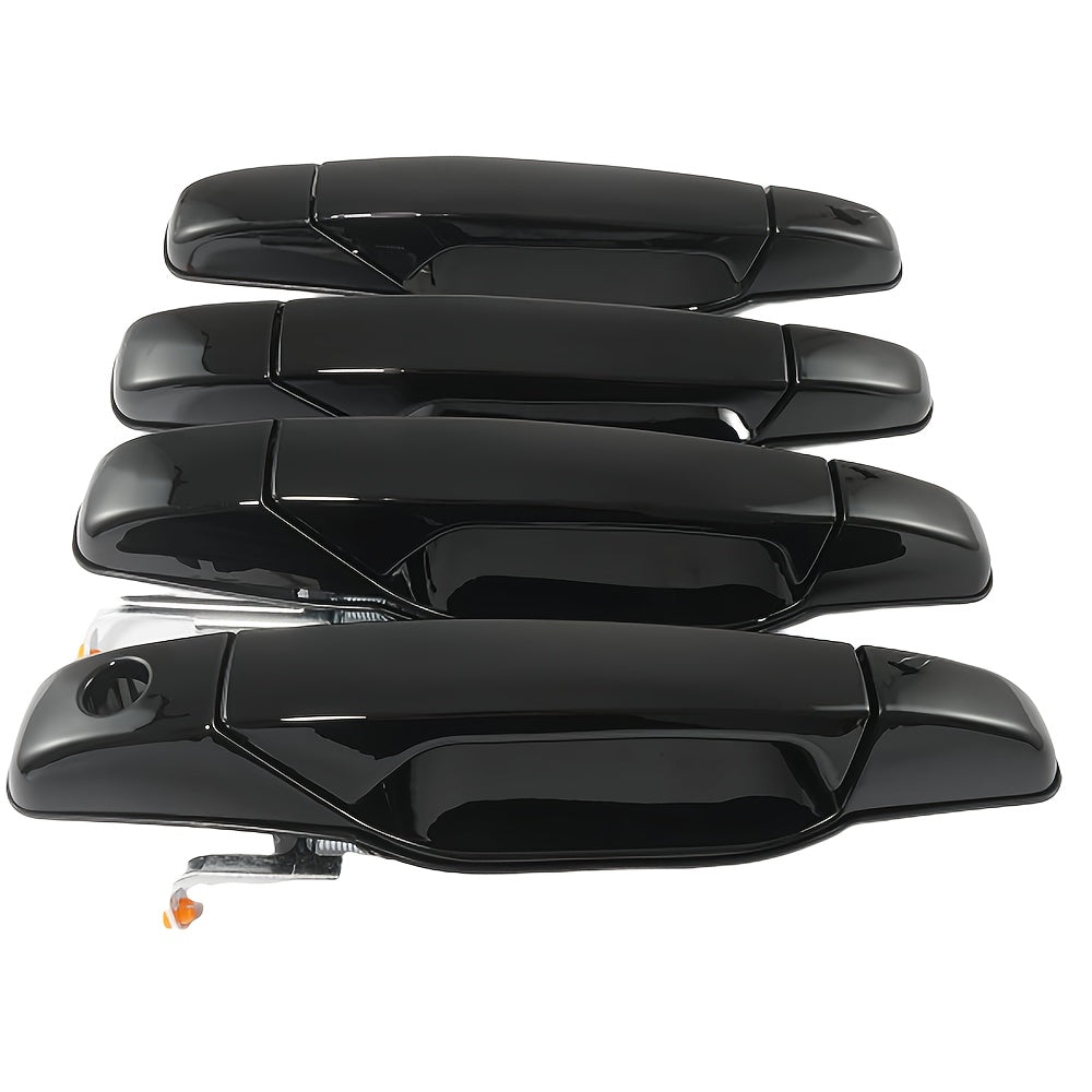 Eksterior xrom qora eshik tutqichlari to'plami SUV, yuk mashinasi uchun, 4 dona