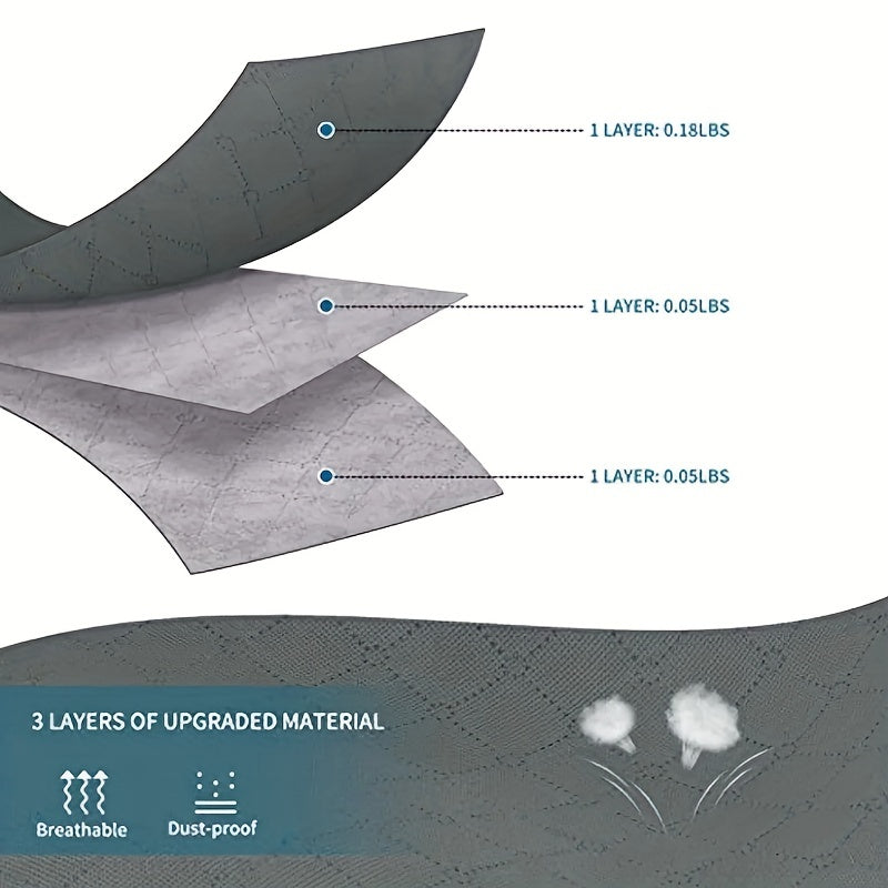 Moistureni saqlash uchun mo'ljallangan to'qilmagan paxta saqlash sumkasi. Yostiqlar, ko'rpa-to'shaklar, yotoq to'saklari va kiyimlarni shkafingizda yoki karavotingiz ostida tartibga solish uchun ideal. Uyda saqlash va tashkil etish uchun mukammal.
