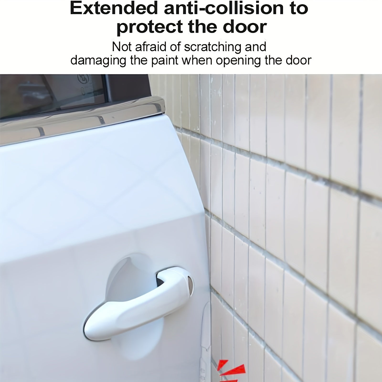 4PCS Car Door Edge Protector Guards Strip Anti-Scratch Collision Auto Vehicle Door Protective