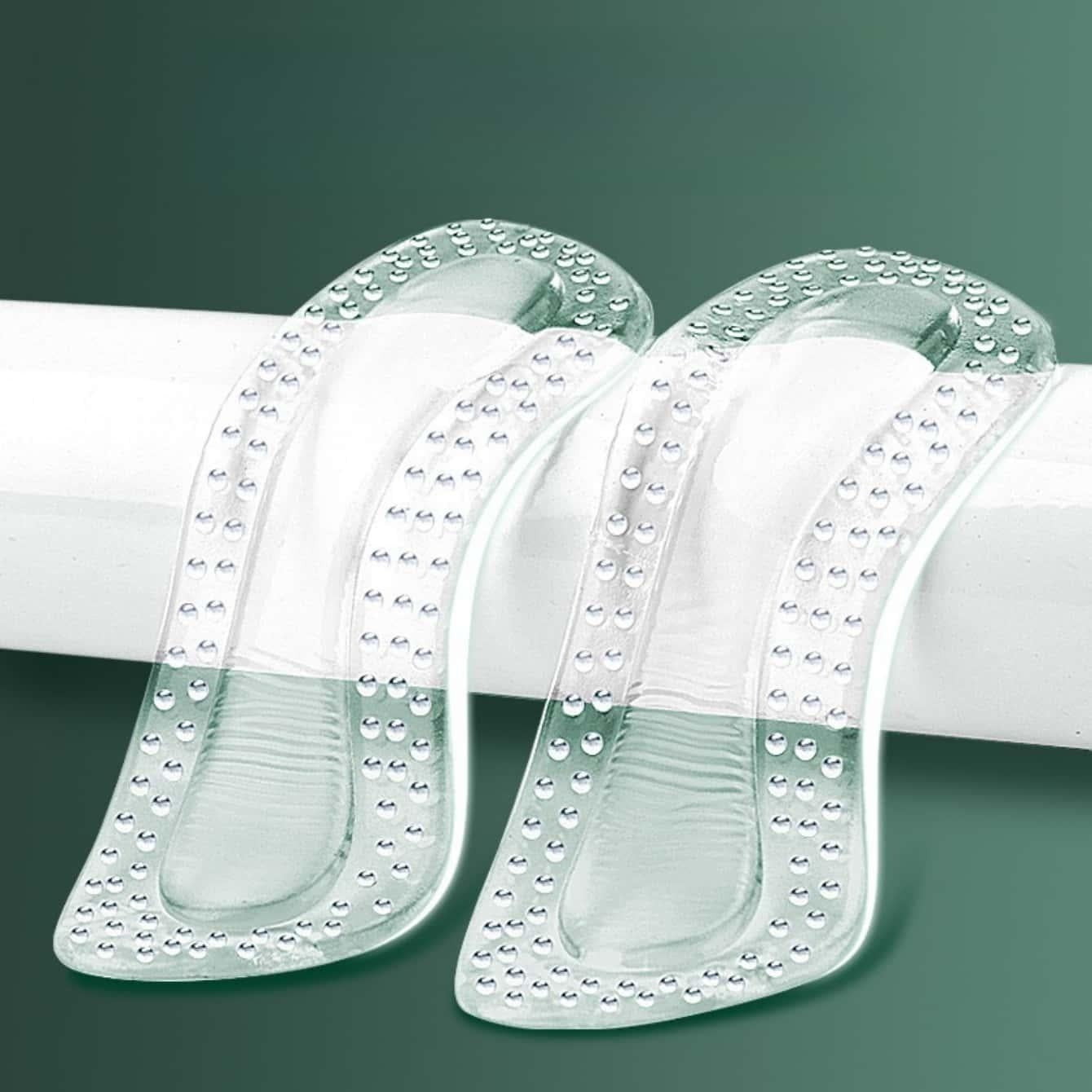 Women's Transparent 4D Silicone Heel Stickers Anti-Friction Shoe Protectors