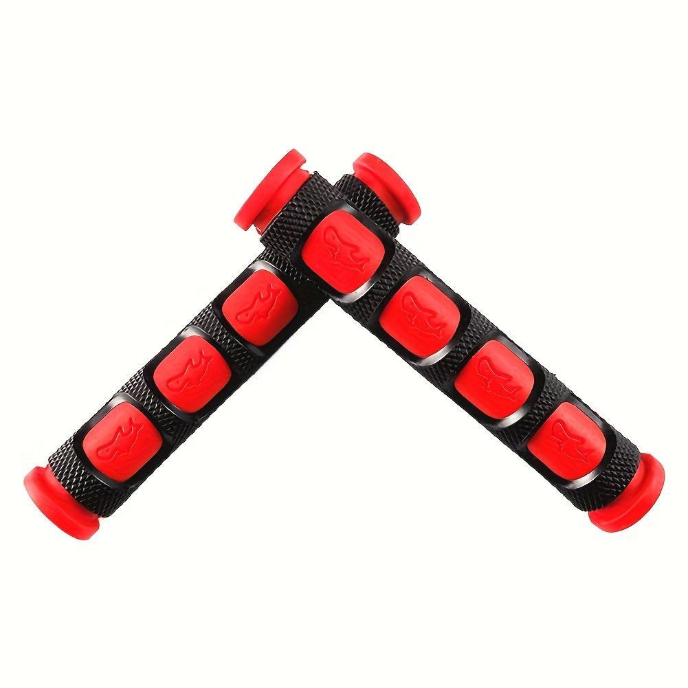 Motorcycle Brake Lever Covers Silicone Grip Non-Slip Red Bars for Electric Scooters