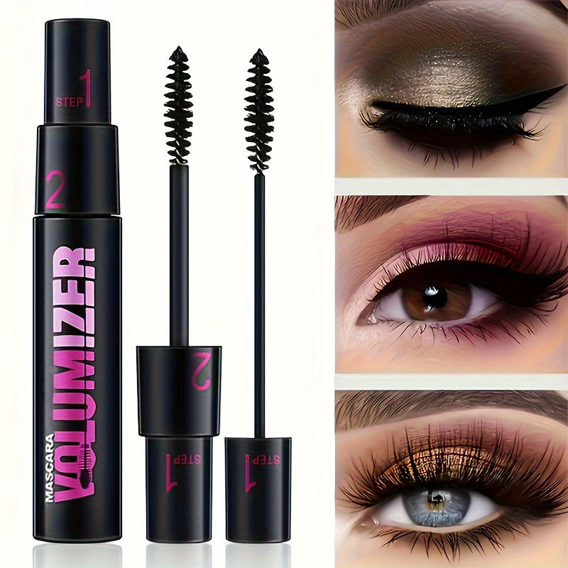 Women's Waterproof Double-Headed Mascara Long-Lasting with 3D Dense Lashes