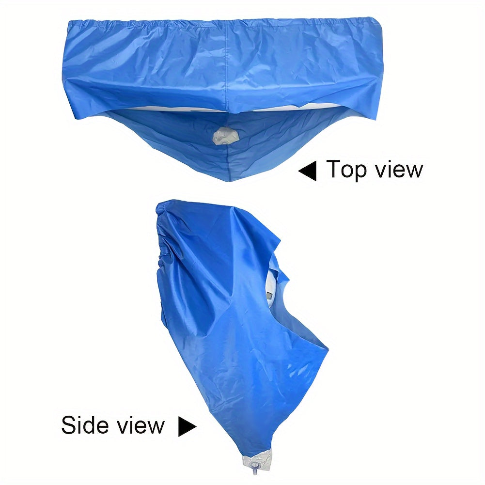 Home Air Conditioner Cover Large Hanging Cleaner with Drainage Pipe Reusable Water Bag