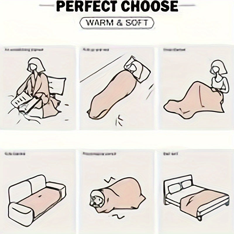 Dinosaur Print Flannel Fleece Blanket for Kids and Adults Soft Cozy Bed Throw