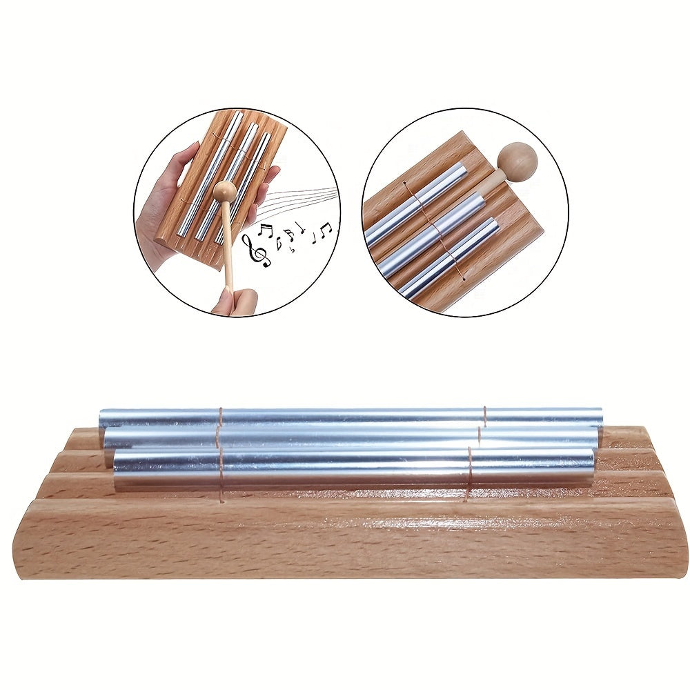 Wood Meditation Chimes for Mindfulness Yoga Prayer and Music Education Turmeric