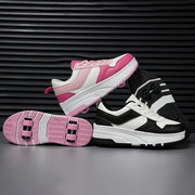 Bolalar uchun nafas oladigan Preppy uslubidagi roller skeytlar, erkaklar va ayollar uchun, barcha mavsumlar uchun