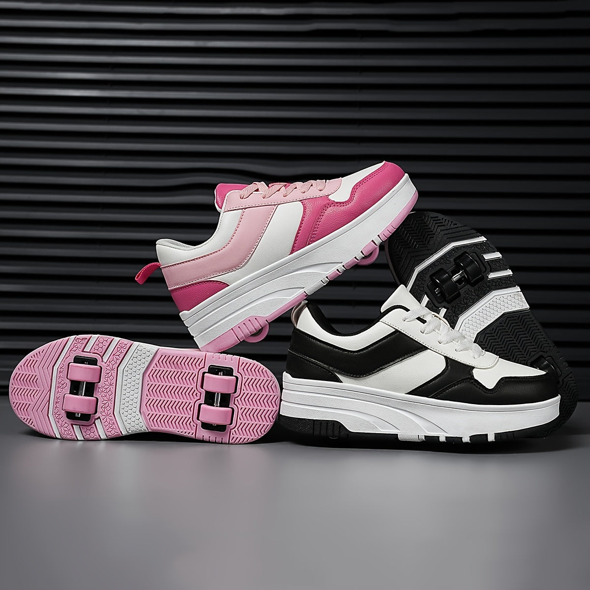 Bolalar uchun nafas oladigan Preppy uslubidagi roller skeytlar, erkaklar va ayollar uchun, barcha mavsumlar uchun