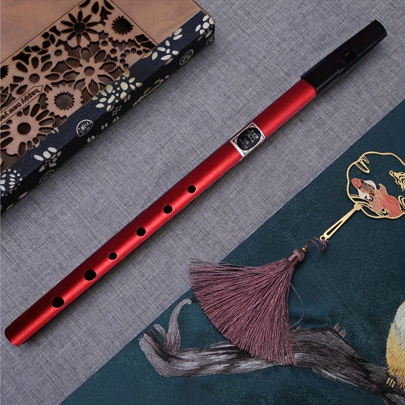 Beginners va professional uchun alyuminiy irish fleyta, C D o'lchovli, laklangan, qizil, ko'k, yashil, to'q purple