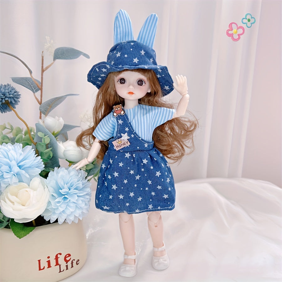 30.48 cm Fashion Doll with Ball Jointed Body for Kids Anime and Movie Themed Princess Style