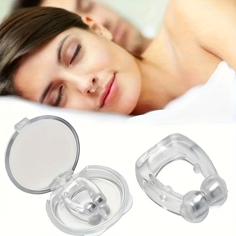 Unisex Silicone Nose Clip for Breathing and Sleep Support