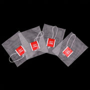 100 Pieces Disposable Nylon Mesh Tea Bags Triangular Drawstring Filter Bags