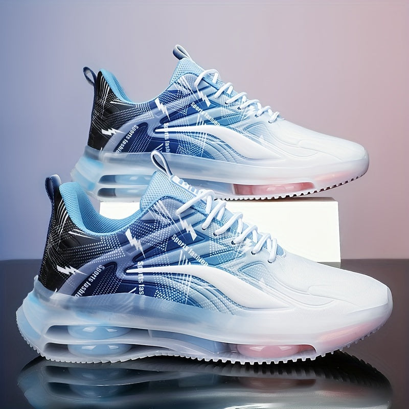 Men's Breathable Casual Running Shoes Lightweight Sneakers with Lace-Up Closure