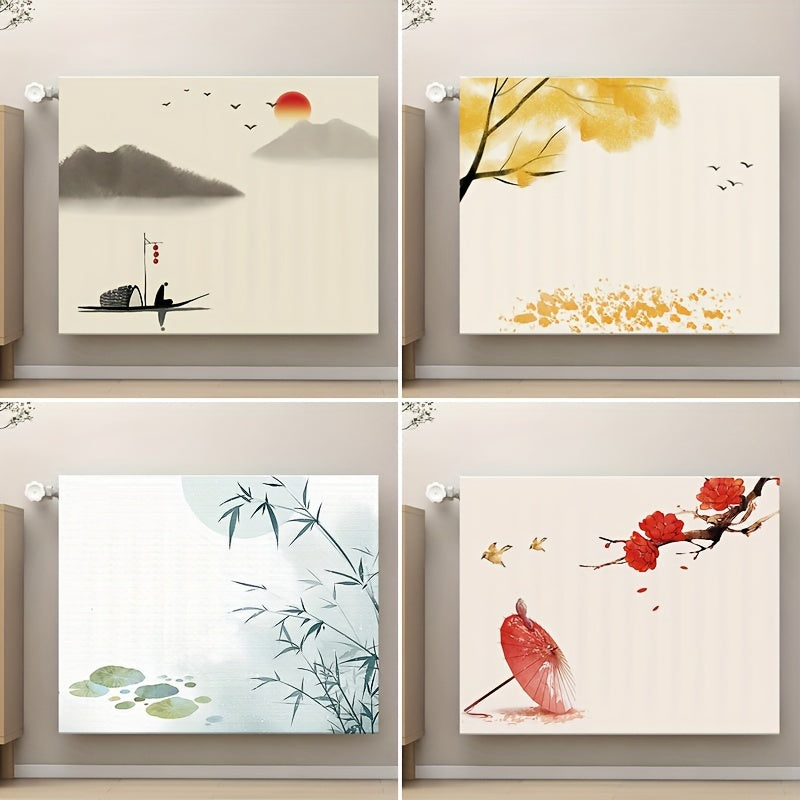 Stretchy Elastic Radiator Dust Cover Fits All Radiators Heat Resistant Stylish Home Heating