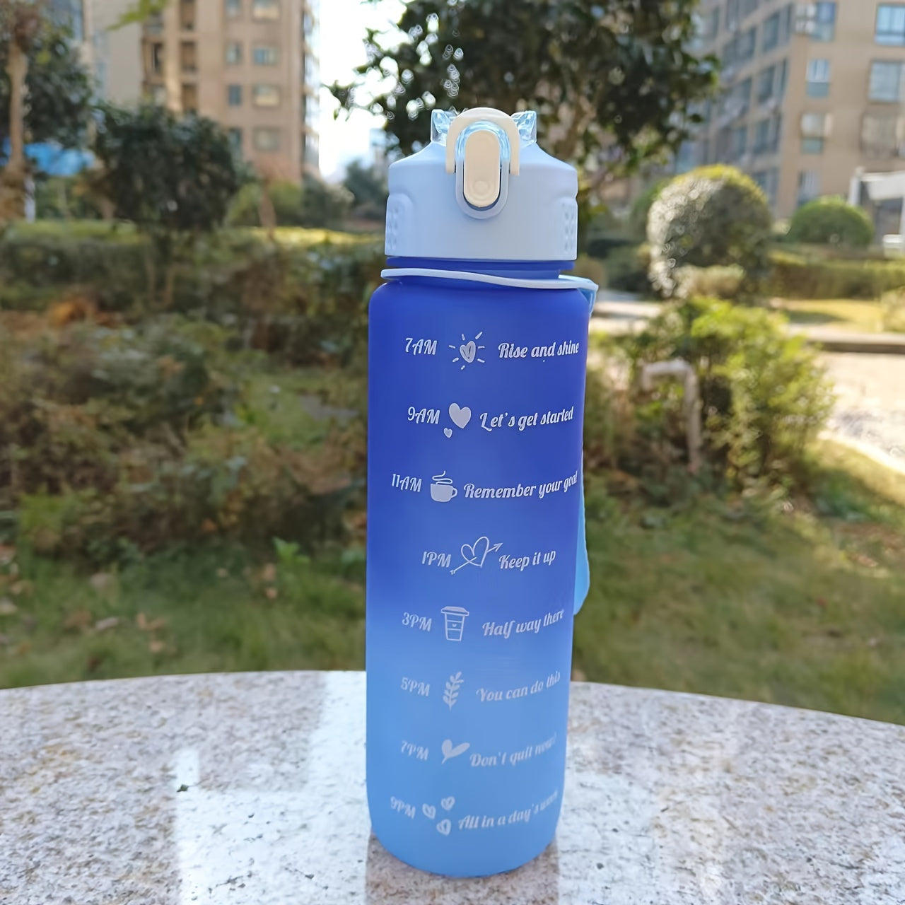 Water Bottle Set with 3 Sizes 300ml 700ml 2L for Sports Outdoor Camping Hiking