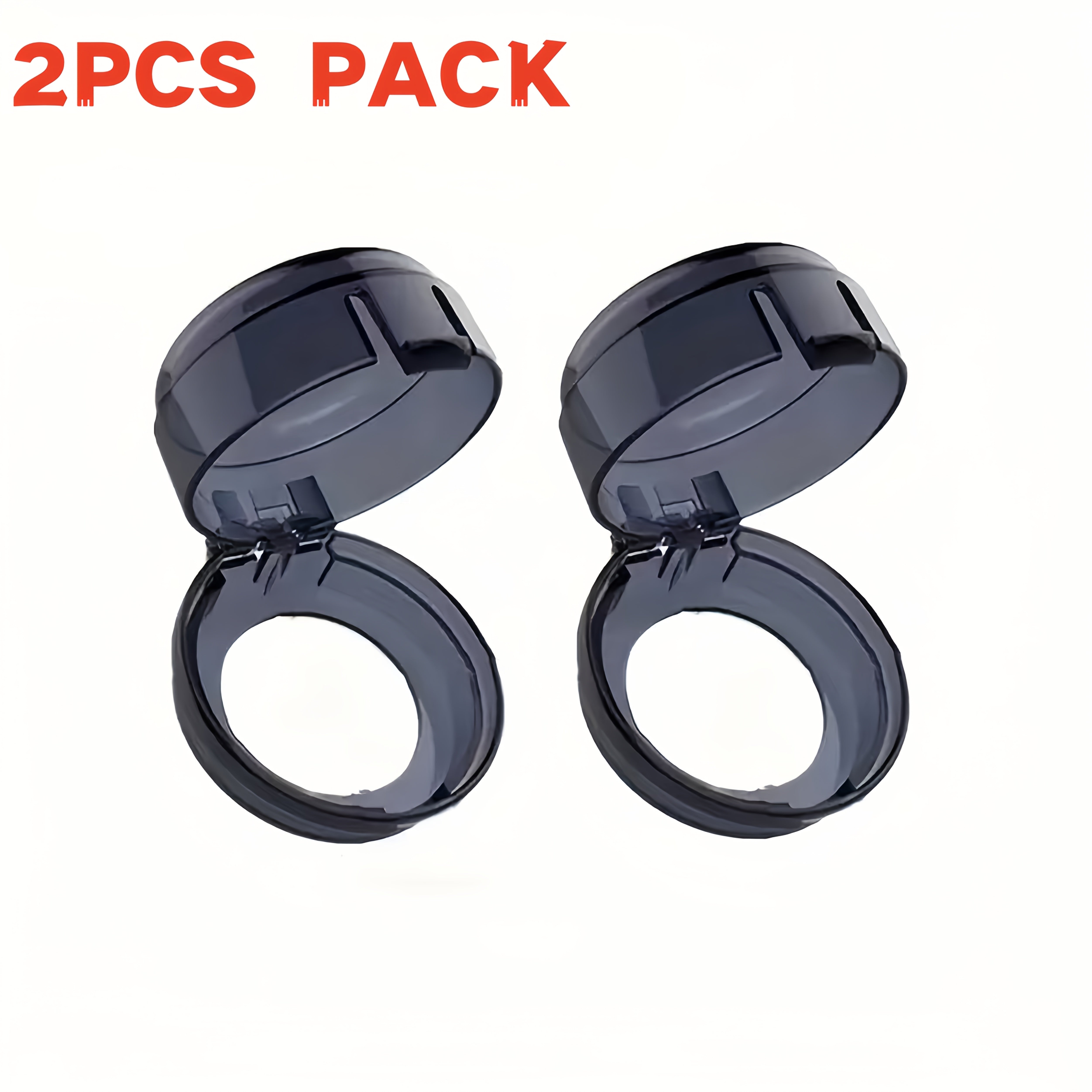 Set of 2 Gas Stove Protective Covers Anti-Dirt Anti-Slip Anti-Touch for Knobs