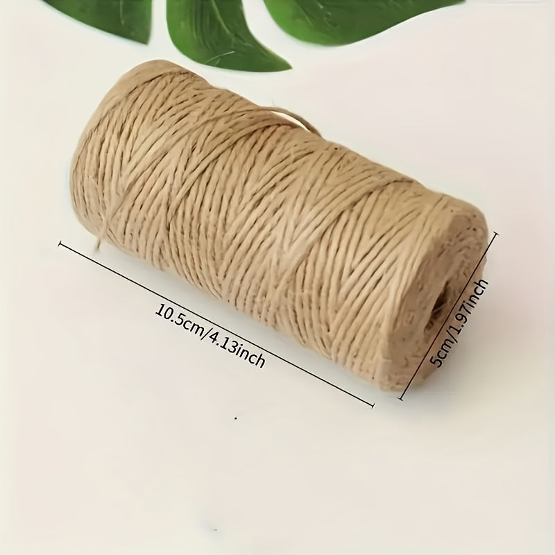 100 Meter Natural Jute Twine for Gardening Crafts and Gift Wrapping