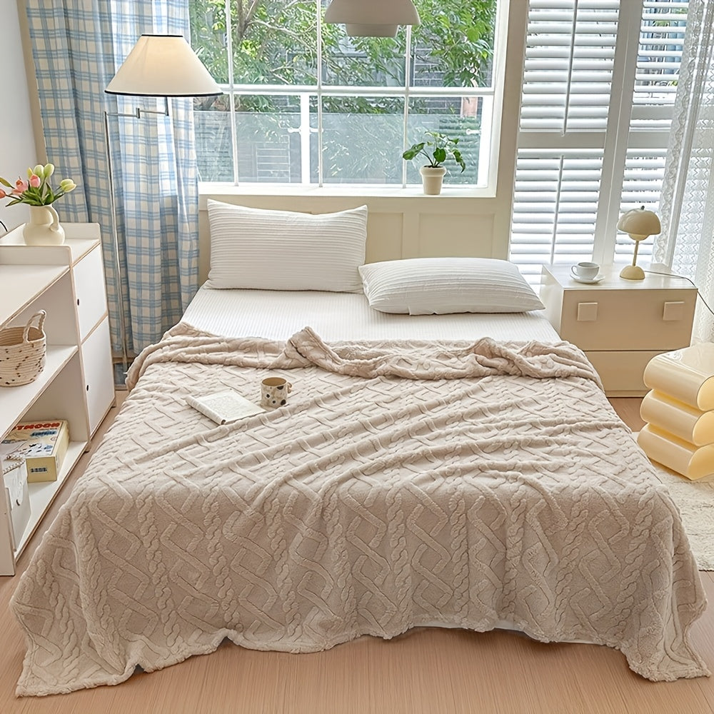 Manta de felpa Sherpa suave y cálida, gruesa, para sofá, cama, viajes, en varios colores