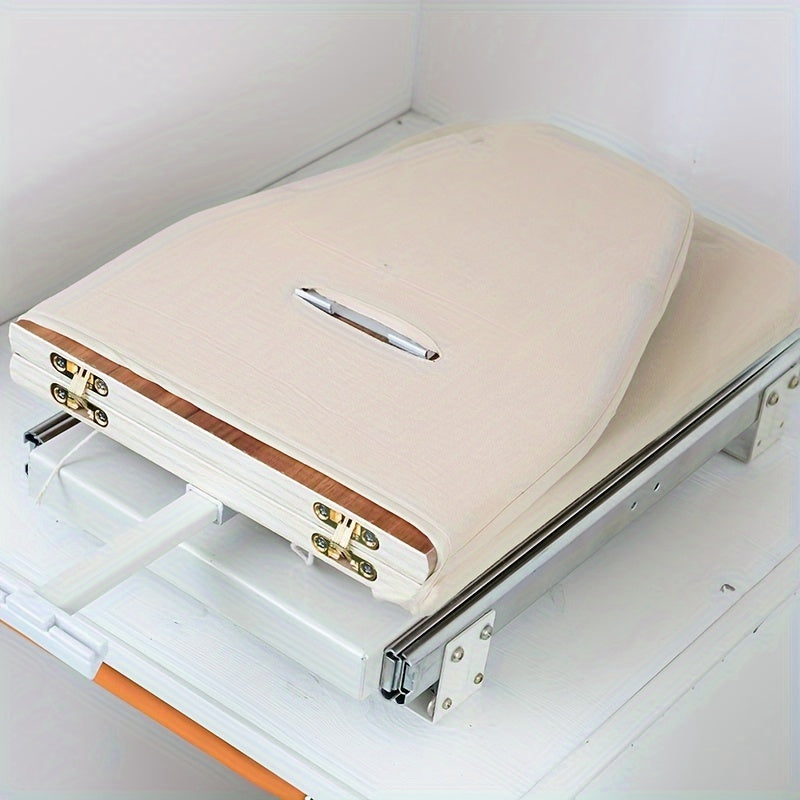 Foldable Ironing Board for Wardrobe and Bedroom, Portable and Easy to Mount