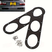 Universal Aluminum Alloy Rear Bumper Diffuser Plate Pair for Improved Aerodynamics