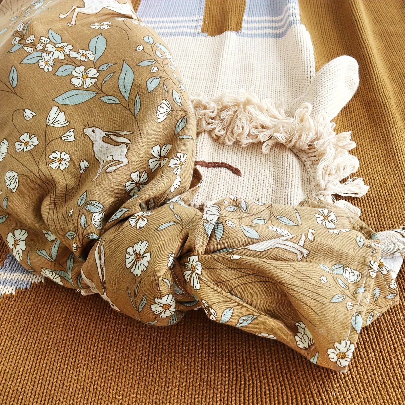 120 см Тюльпановая муслиновая марлевая полотенце