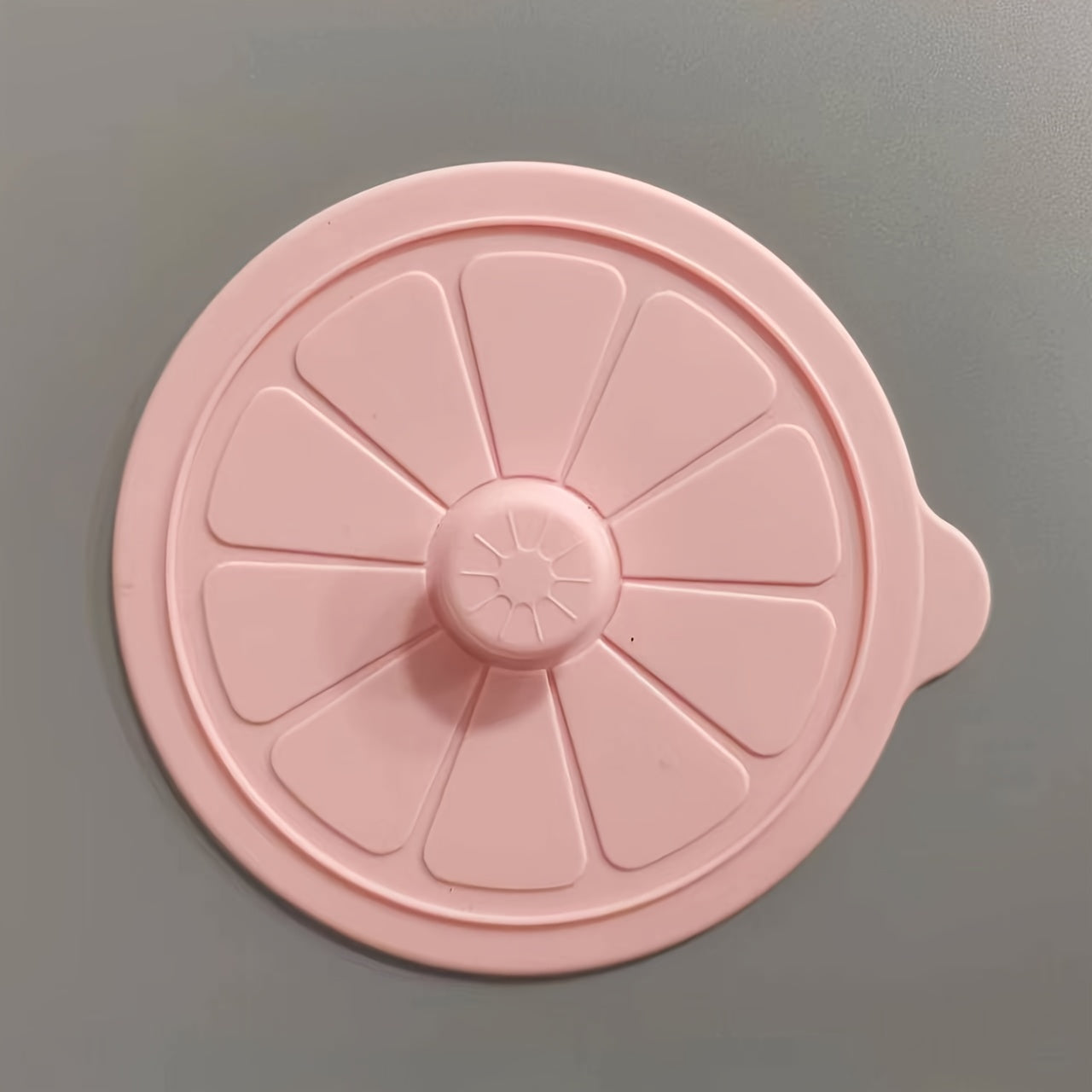 Silicone Lemon Shaped Cup Lid Reusable Dust and Insect Cover for Mugs