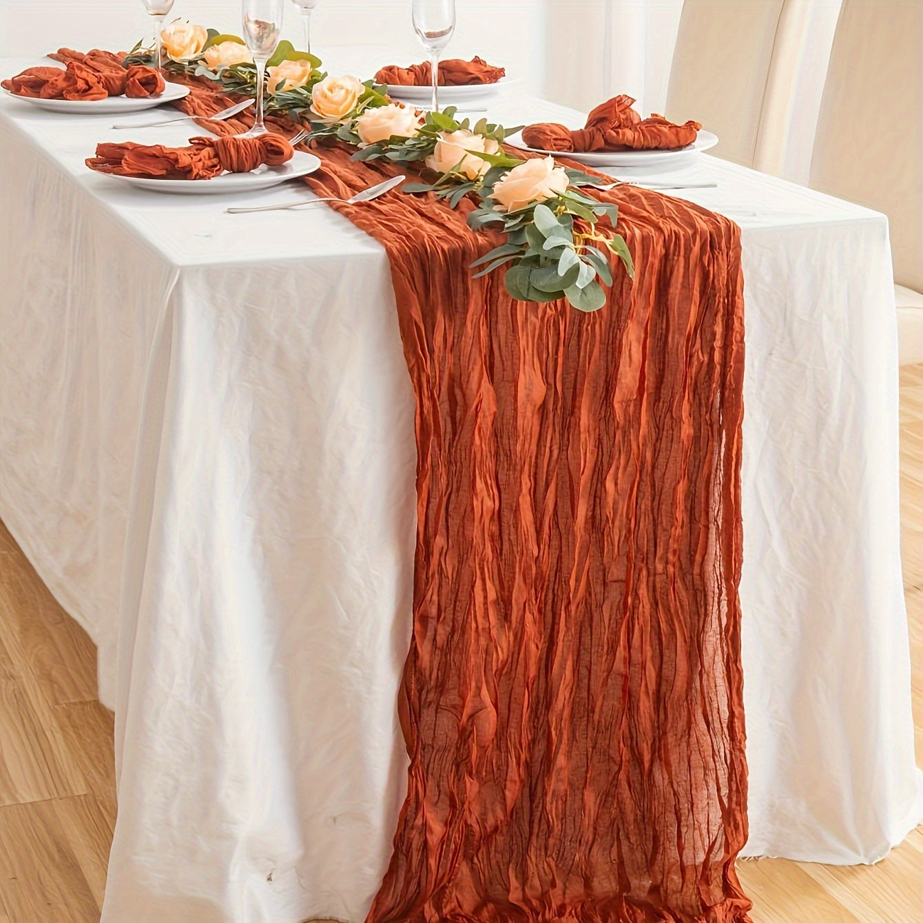 Bohemian Style Table Runner for Weddings Parties and Events