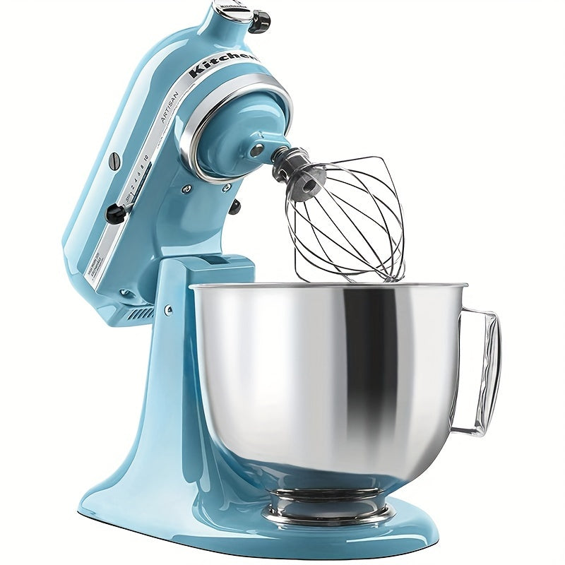 Stainless Steel Mixing Bowl Replacement for 4.5/5 Quart Tilt-Head Stand Mixers Anti-Slip Handle