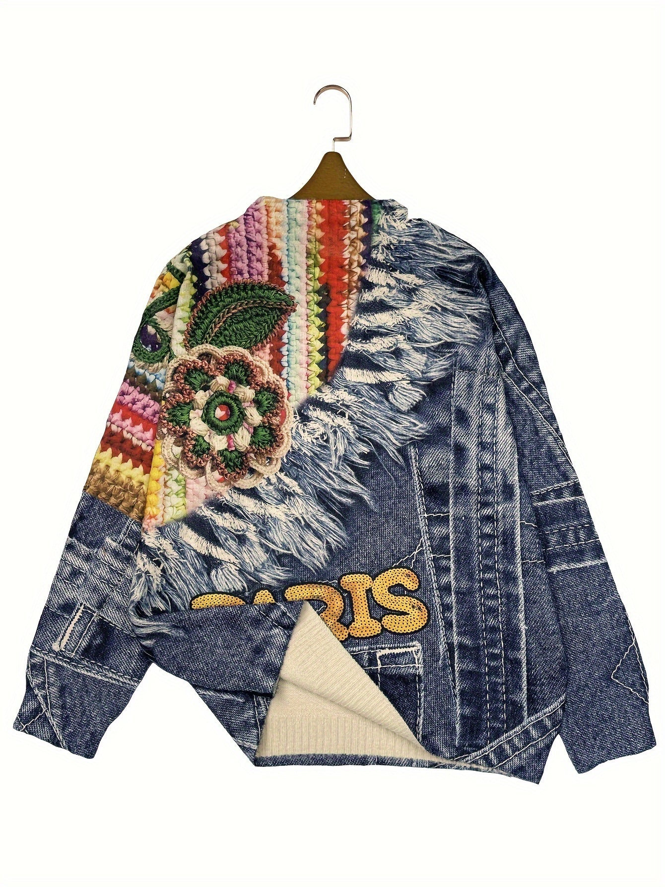 Women’s Oversized Crew Neck Sweater Thick Knit Polyester Spandex Winter Pullover