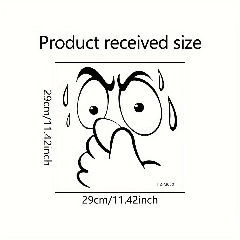 Adhesivo humorístico para tapa de inodoro para superficies de cerámica, autoadhesivo y removible