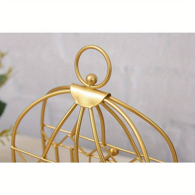 Metal Mosquito Coil Holder with Hanging Bird Cage for Indoor Outdoor Use