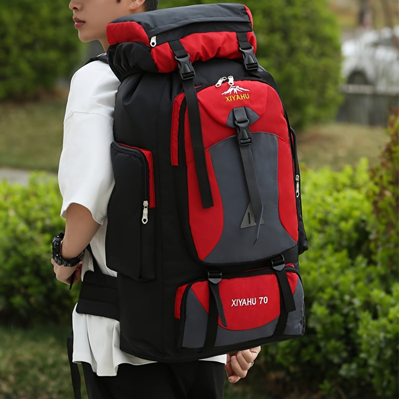 Lightweight Nylon Travel Backpack for Camping Hiking with Adjustable Straps