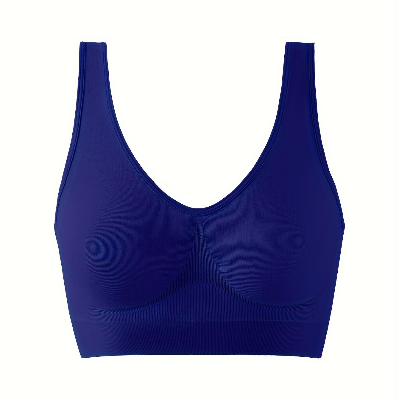 Wireless Full Coverage Seamless Tank Bra for Women with Push-Up Support