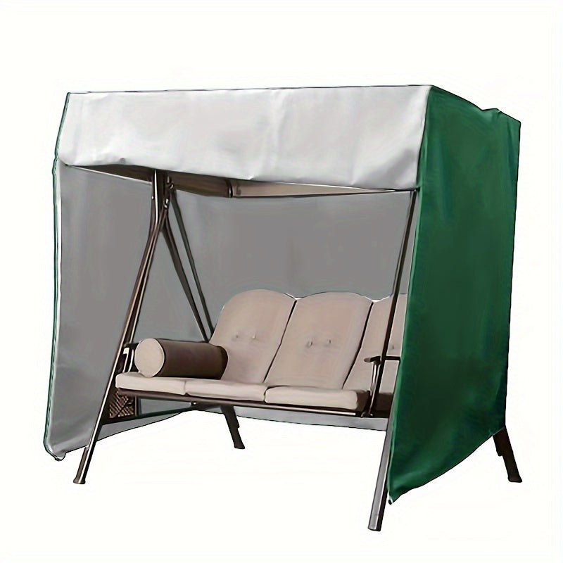 Сохраните вашу уличную качелю в безопасности с помощью этого водонепроницаемого чехла, разработанного для 3-местной качели. Идеально подходит для садовых, террасных, патио и дворовых качелей.