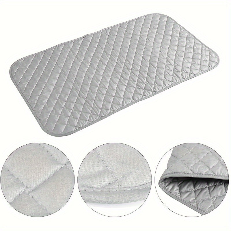 Magnetic Ironing Mat 83.82x45.72cm Waterproof Foldable Non-Slip Quilted PET
