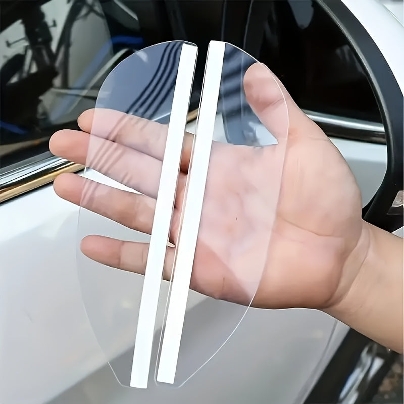 2 dona shaffof avtomobil orqa ko‘zg‘ining yomg‘ir va qor ob-havo uchun yomg‘ir qoplami