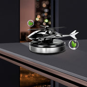 Solar Rotary Helicopter Car Air Freshener Long-Lasting Fragrance Interior Decor