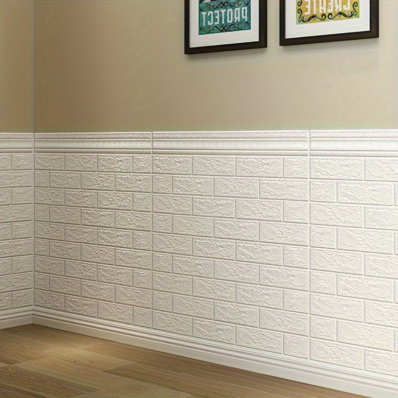 3D Stereo Imitation Brick Wall Stickers 20 50 100pcs Self-Adhesive Waterproof Decor