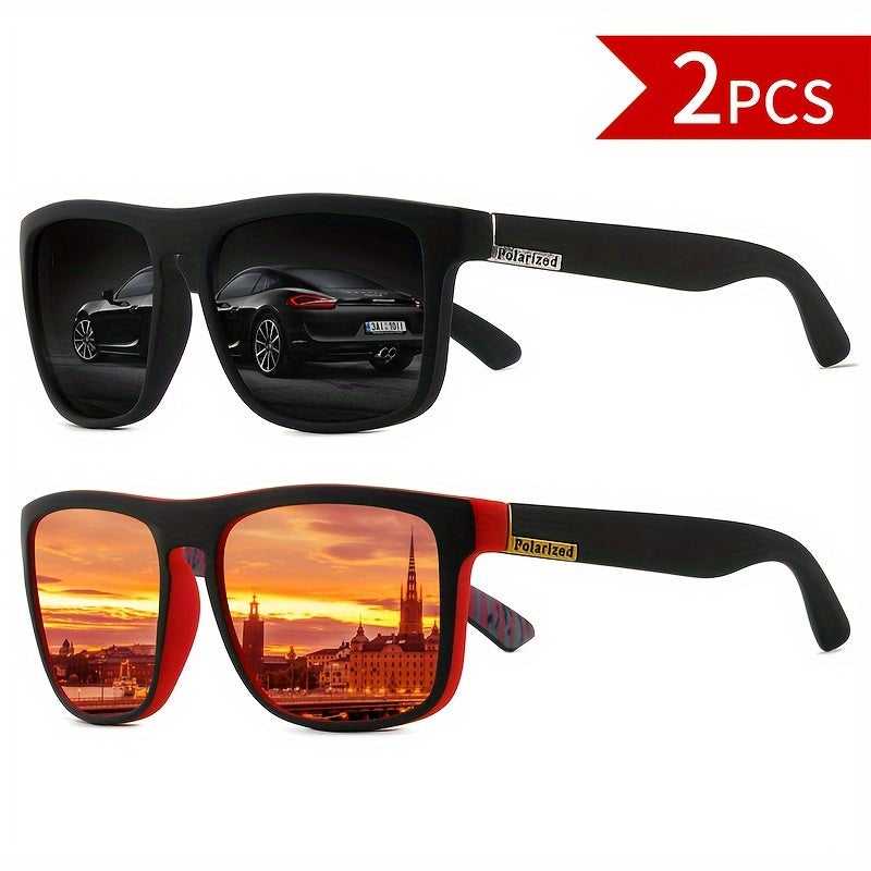 Polarized Mirrored PC Lenses Copper Alloy Frame Sunglasses for Men Women Outdoor Casual