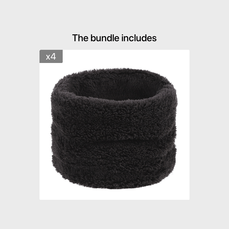 Cubierta de cuello alto cálida de invierno para hombres y mujeres, bucle único, unisex