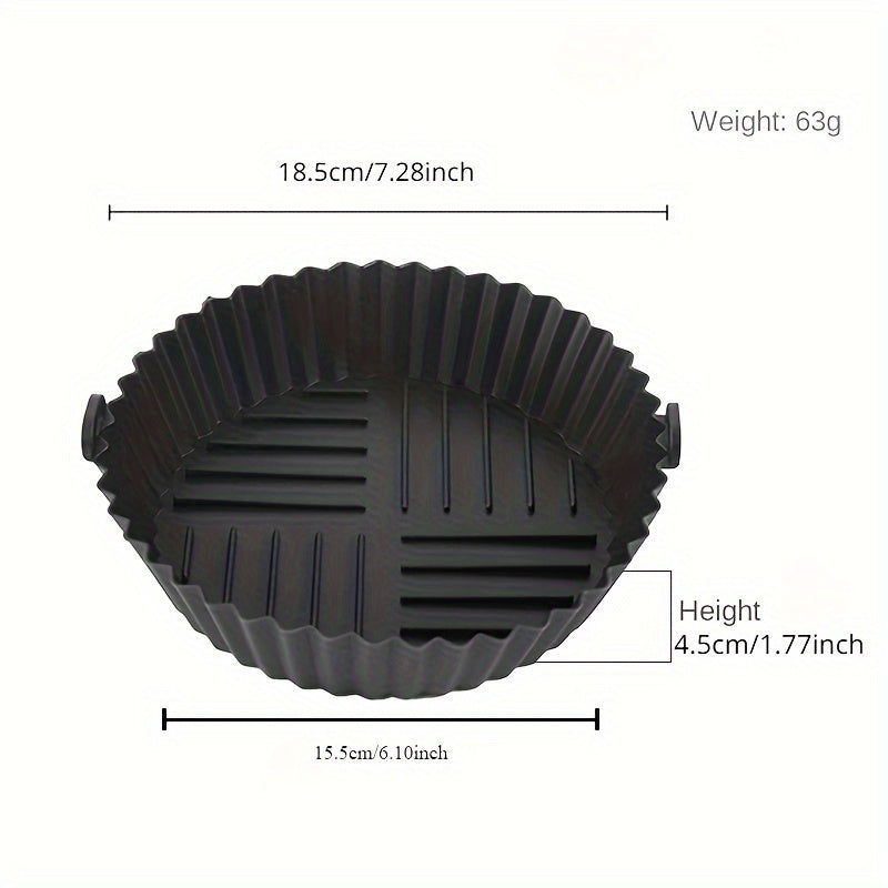 Non-Stick Reusable Silicone Air Fryer Liner for Healthy Cooking