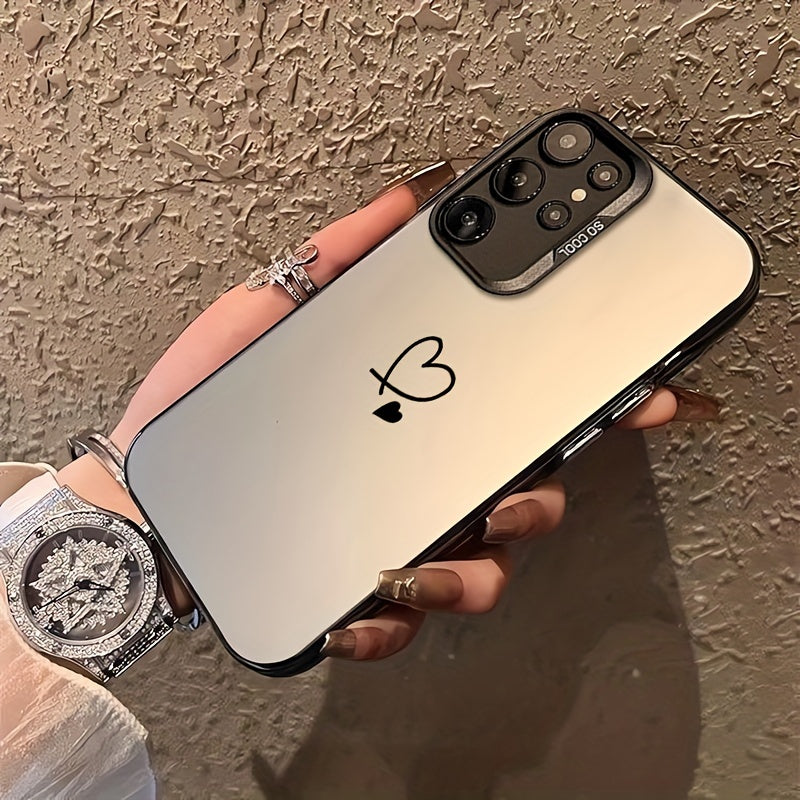 Silver IMD Mobile Phone Case for Galaxy and Note Models with Lanyard and Wireless Charging