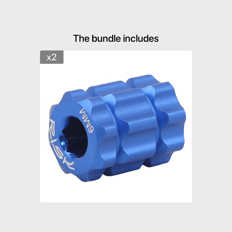 Velosiped asboblar to'plami: Krank chiqaruvchi, qopqoq va qo'l boltlari tog' va yo'l velosipedlari uchun