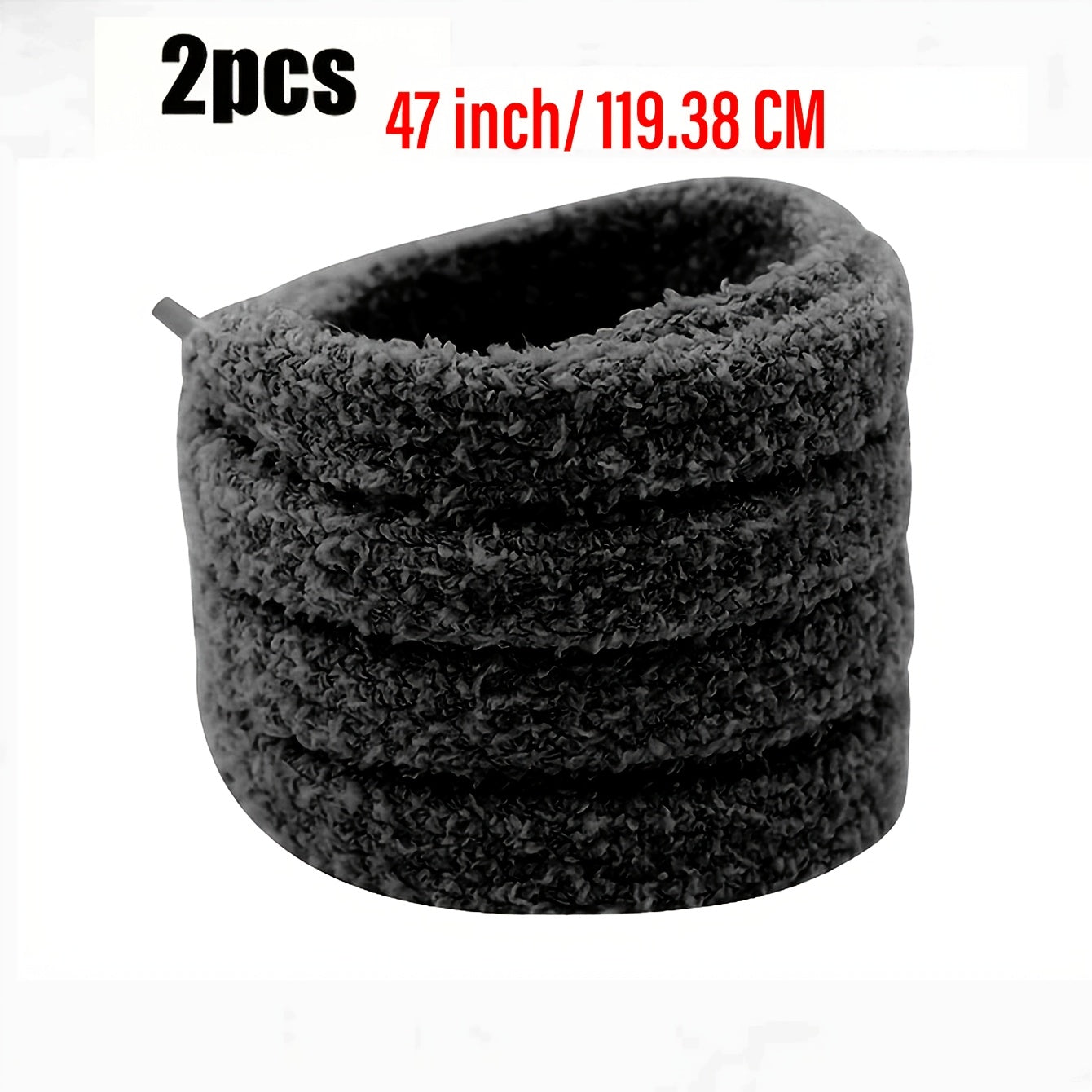 Unisex Fluffy Lace Tips Adjustable Wide Shoelaces in Black White Pink Beige