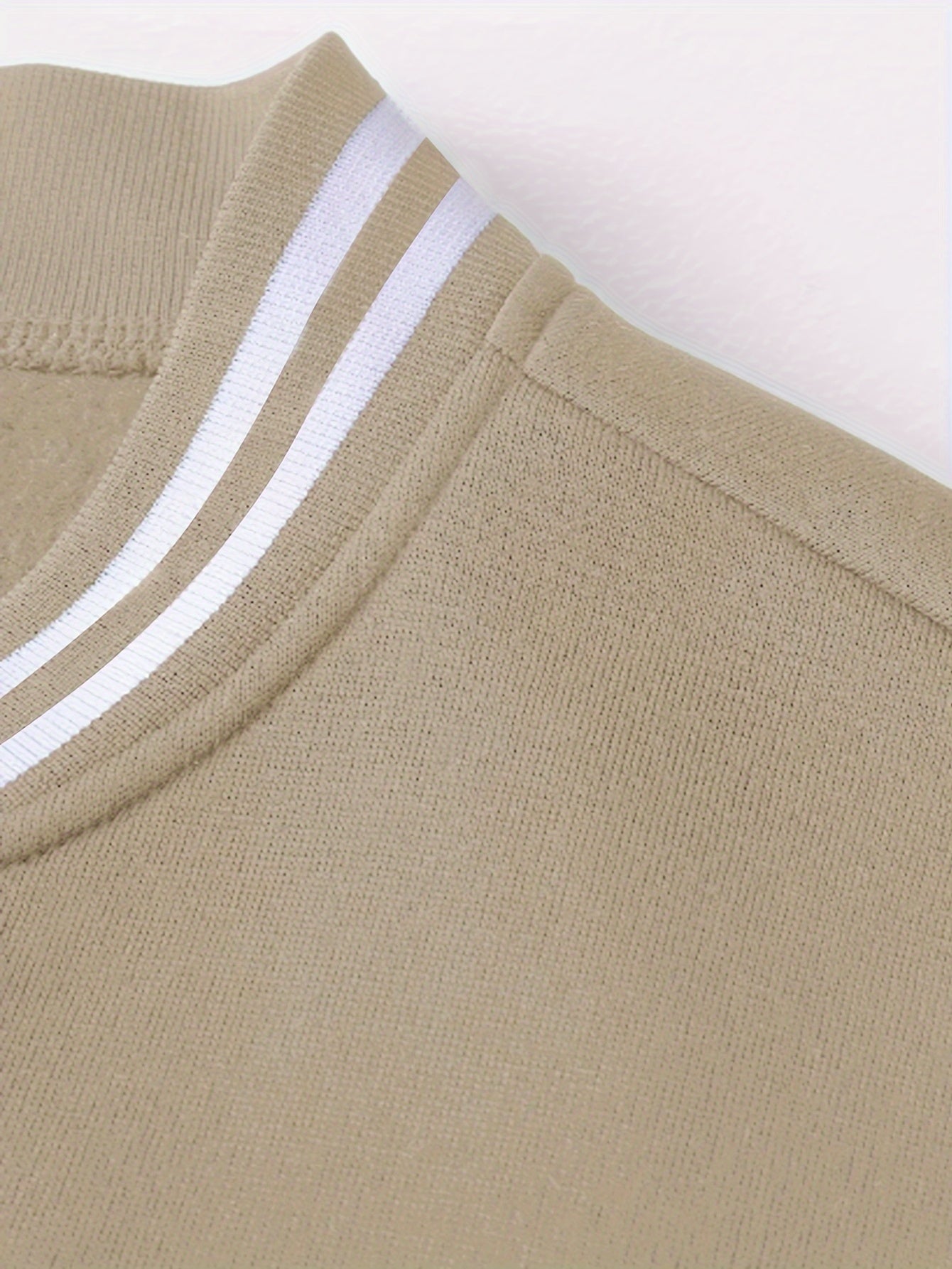 Men's Polyester Casual Athleisure Set with Color Block Varsity Jacket and Joggers for Fall Winter